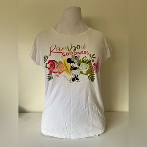 Disney Mickey and Minnie Floral T-Shirt